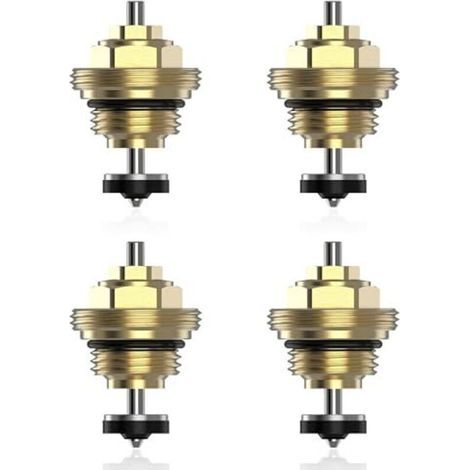 Insert de vanne M30 x 1,5 pour chauffage au sol : 4 accessoires de collecteur pour actionneur de chauffage au sol (1/4)