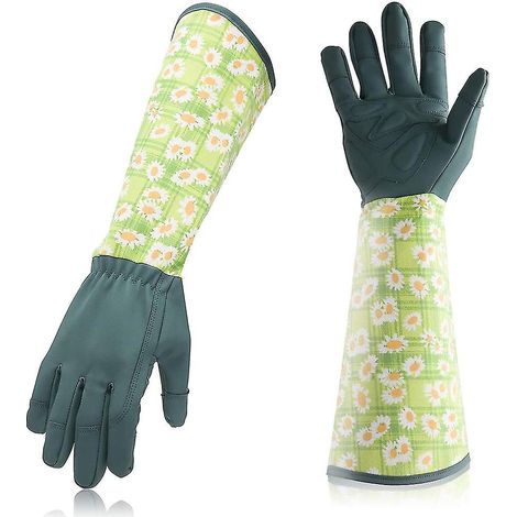 Filiyano-Gants de jardin pour femmes, protection contre les épines, gants de taille avec protection extra-longue de l'avant-bras, résistants aux (1/5)