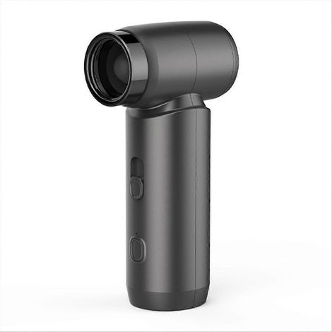 Sans fil haute vitesse turbine petit ventilateur grand wind souffleur avec air nozzle stepless regulation dark gris (1/5)