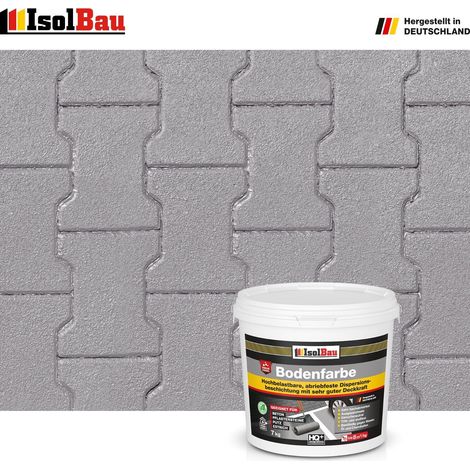 Bodenfarbe Betonfarbe Betongrau 7 kg Bodenbeschichtung Fußbodenfarbe RAL Farbe (1/5)