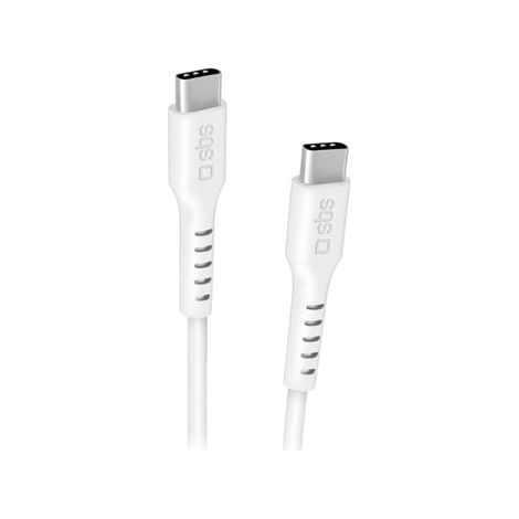 SBS TECABLE15TCC100W câble USB 1,5 m USB C Blanc (1/3)
