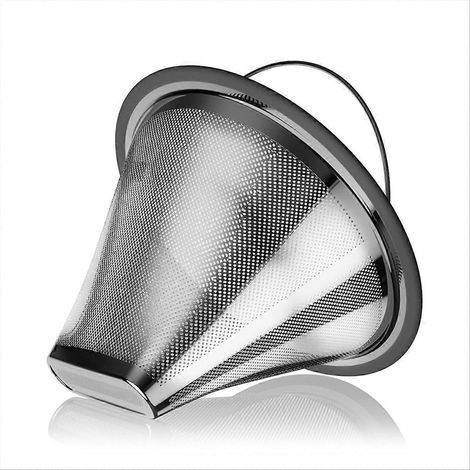 Kaffeefilter aus Edelstahl für KBGV-Kaffeemaschinen und andere Geräte. Wiederverwendbarer Doppel-Kaffeefilter. (1/5)