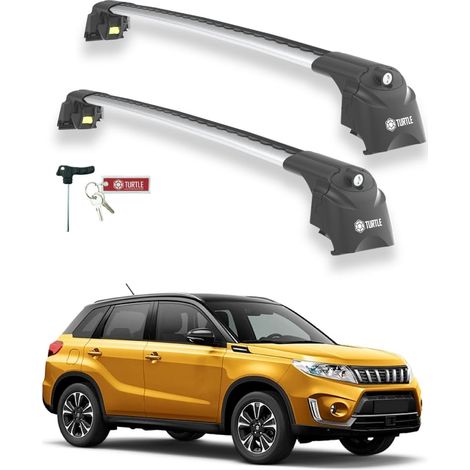 TURTLE kompatibel mit Suzuki Vitara (Ly) 2015-2025 Dachträger Air2 Grau (1/5)