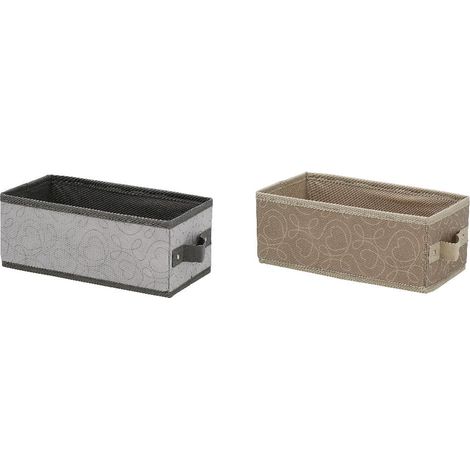 1 Pezzo Contenitore Multiuso Portatutto Organizer in TNT 14 x 28 x 11 cm 2 Colori (1/2)