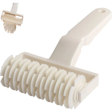 1 taglia-pizza/rullo per pizza/aiuto in cucina in rete di plastica, grande, bianco (1/5)