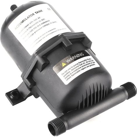 Réservoir à diaphragme 0.75 L 125 PSI pour pompe à eau marine, camping-car, bateau, étanche (1/4)