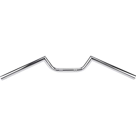 Guidon de remplacement universel pour moto, barre de traction chromée, pièce de refit. (1/5)
