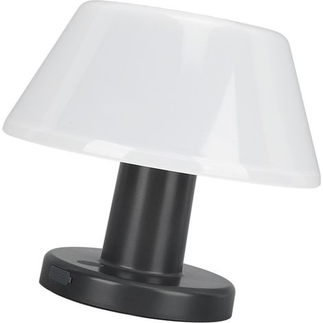 Lampe de Table Solaire Extérieur IPX4 Étanche Haute Luminosité 4 Niveaux Variateur Lampe de Bureau Solaire Intérieur Extérieur (1/5)