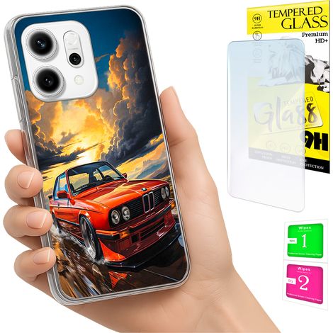 Schutzhülle für Oppo Reno 14F / 14 FS 5G: Fotoschutzhülle, Rückseite + 9H-Glas (1/5)
