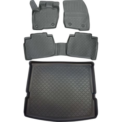 Juego de alfombrillas para coche y maletero para Ford S-Max II Minivan desde septiembre de 2015. (1/5)