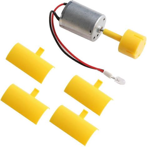 micromoteur CC, petite LED, pale de générateur d'éolienne à axe vertical (1/5)