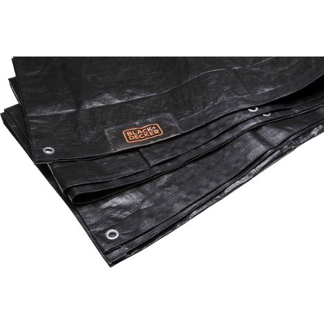 Bâche de remorque - 3 x 4 m - avec Corde élastique - 14 œillets en Aluminium - Imperméable (1/5)