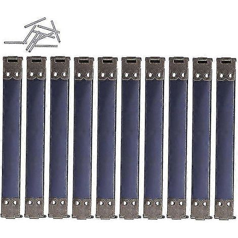 10 Stück Metall-Innenflexrahmen-Kussverschluss für DIY-Geldbörsen-, Handtaschen- und Taschenscharniere-10cm-Bronze