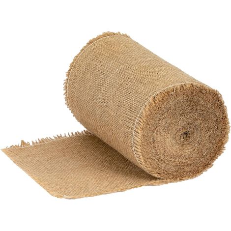 Rollo de Arpillera Natural 20cm 18 metros - Cinta para Manualidades, Decoración, Jardinería