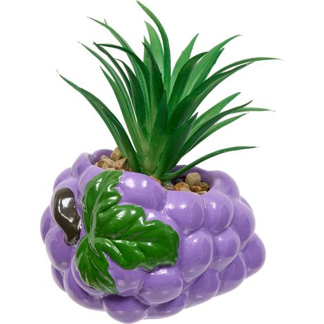 Pianta artificiale fruttata con vaso da 10 cm - Atmosphera créateur d'intérieur (1/4)