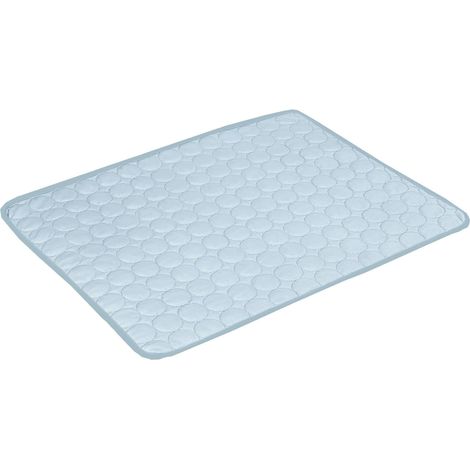 Tapis Rafraîchissant Pour Animaux - Tissu Glacé Ice Silk - Lavable En Machine - Pour Chien Chat Lit Canapé Siège Voiture Sol - 60 x 50 cm (1/2)