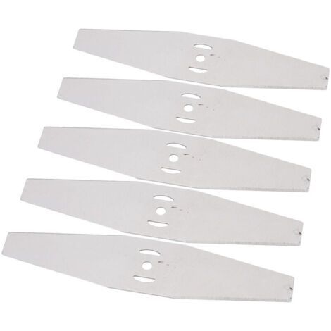 5 Ersatzmesser für Rasentrimmer, Stahlmesser für Rasenmäher mit scharfen Kanten, elektrische Trimmermesser (1/4)