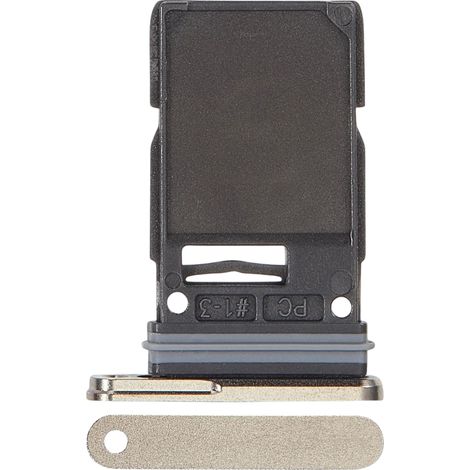 Vassoio per singola scheda SIM per Samsung Galaxy S25 Ultra, oro (1/3)