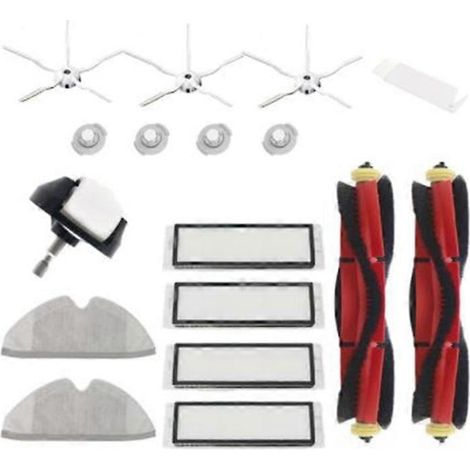 Brosse principale, brosses latérales, roue filtre pour Roborock S5 MAX S6 S6 S4 S5 S50 - Pièces détachées