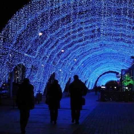 QQ 216 LED 5 M LED cordes Guirlande lumineuse, Rideau lumineux, LED étoilées, décoration de Noël H01602 - QQGLL1115A0051 (1/4)
