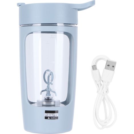Bouteille mélangeuse électrique portable 650ml, gobelet auto-brasseur pour café, jus et lait (1/5)