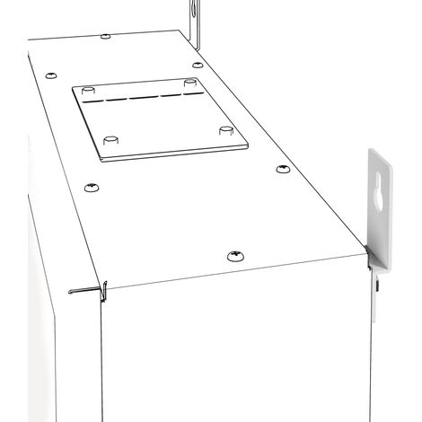 STAFFE FISSAGGIO QDX630H PARETE GEWISS GWD3451