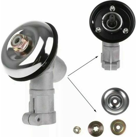 Trade Shop - Pareja De Engranajes Cónicos Cabezal Desbrozadora Universal 9 Dientes Tubo 26mm Recambio 0527 - (1/5)