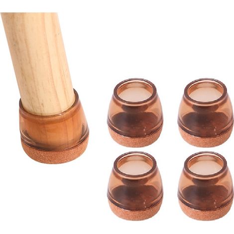 Lot de 4 protège-pieds de meubles pour tables et chaises  Protège-pieds de chaises en feutre
