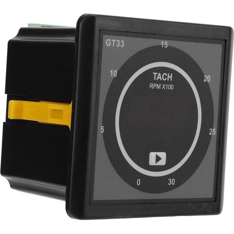 Compte-tours numérique GT33 multifonction pour moteur bateau, moto et marine (1/5)