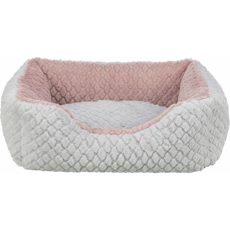 Hundebett Trixie Kaline Mio Grau Dunkelrosa 80 x 65 cm