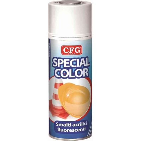 Smalto spray acrilico cfg - colore fluorescente arancio s0320 (1/2)