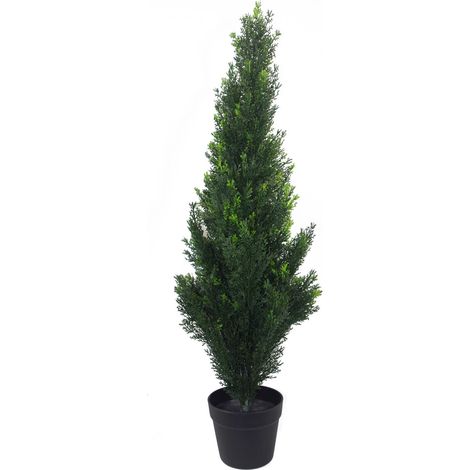 90cm UV Artificial Cedar Cypress Topiary UV Resistant