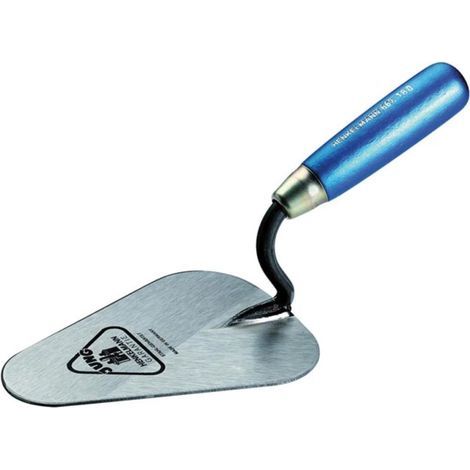 1 - Truelle à briques - Outil de maçonnerie - Résistance professionnelle - Pour pose de briques et mortier - Noir - 390 g (1/3)