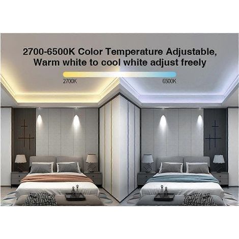 Contrôleur Tuya Zigbee 3.0 RGBCCT, variateur de contrôle avec application TUYA Smart Life (1/5)
