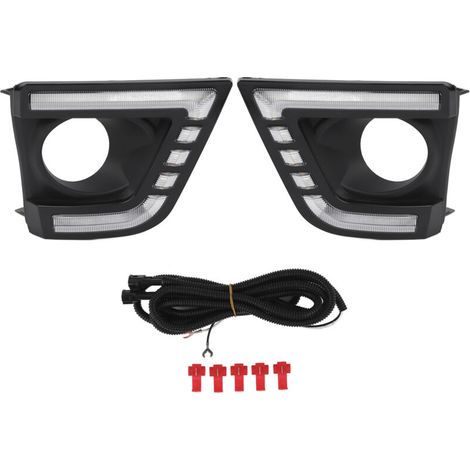 Front bumper parts LED daytime running lights 12V replacement for Corolla 2014 2015 2016 DRL (1/4)