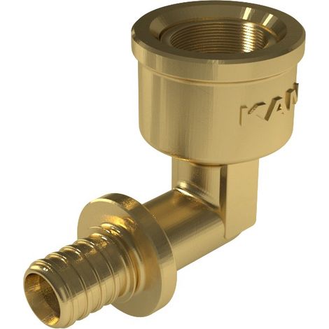 Messingwinkel 90° GW ultraLINE - 32 Rp1" (1/4)
