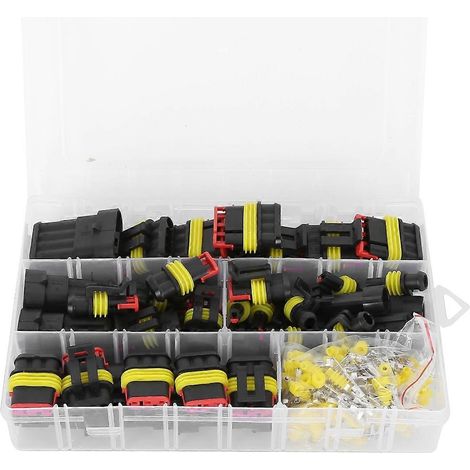 300-teiliges Set wasserdichter elektrischer Kabelverbinder für Motorräder und Autos