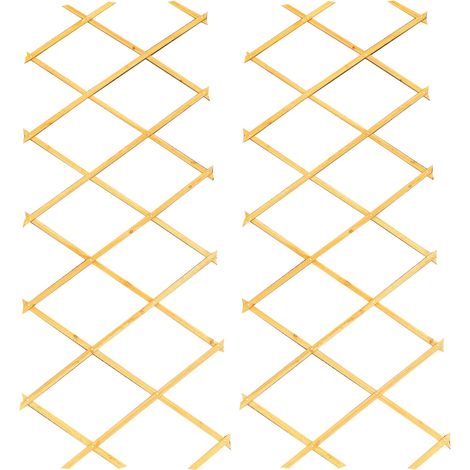 Expanding Wooden Garden Trellis (180cm x 60cm) - Pack of 2 (1/5)