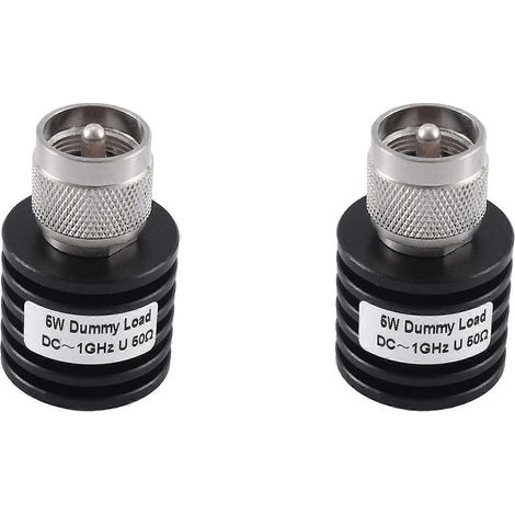 connecteurs UHF M PL259 SO239 mâles, charge fictive haute puissance 5 W, terminaison coaxiale, 50 ohms, DC-1 GHz, avec dissipateur thermique (1/5)
