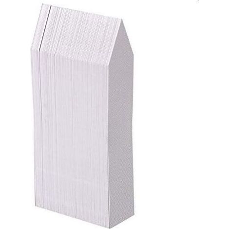 Etichette da giardino Ulisem in plastica bianca, 100 pezzi, 10 x 2 cm (1/4)