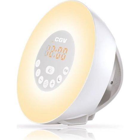 Radio-Wecker - CGV - CR ARUNA - Lichtwecker - DAB+, FM oder Web - Lichtambienzen