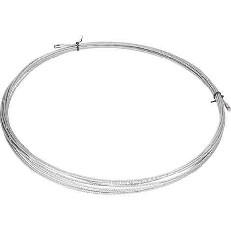 Câble multifonctionnel en acier inoxydable de 15 m (49,2 pi) pour palans, levage et sangles de traction (1/5)