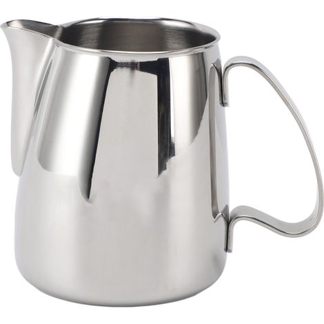 Jarrón de Leche Acero Inoxidable 304, 500ml con Boquilla Antigoteo para Arte Latte – Ideal para Cafeterías y Hogar (1/5)