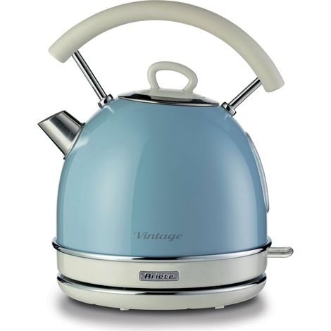 ARIETE Bouilloire électrique 1,7L Acier BLEU vintage