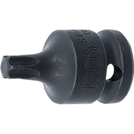 Punta de vaso de impacto  longitud 42 mm  entrada 12,5 mm (1/2")  perfil en T (para Torx) T50 (1/3)