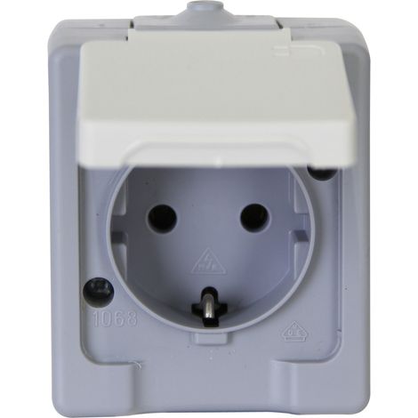 Prendendo Orizzontale Corrente Sporgente Grigio / Bianco (1/2)
