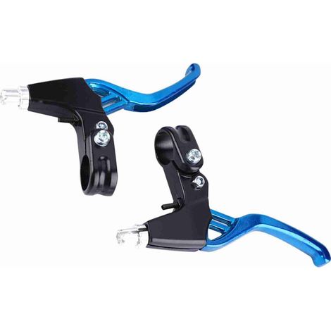 Leve freno in lega di alluminio blu per mountain bike (coppia) - accessori leggeri per biciclette