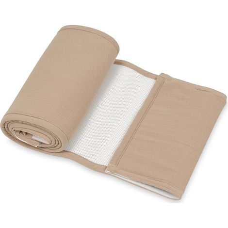 Kinderbettschutz aus Musselin, 180 x 30 cm, Beige (1/3)