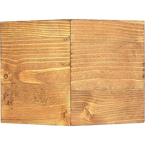 LED Wall Light 'Benicio' made of Wood for Living Room & Dining Room