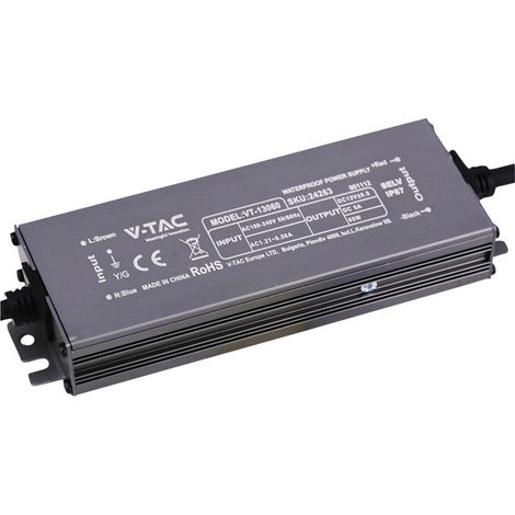 V-TAC VT-13060 LED-Trafo Konstantspannung 60 W 5 A 12 V/DC nicht dimmbar 1 St. (1/3)